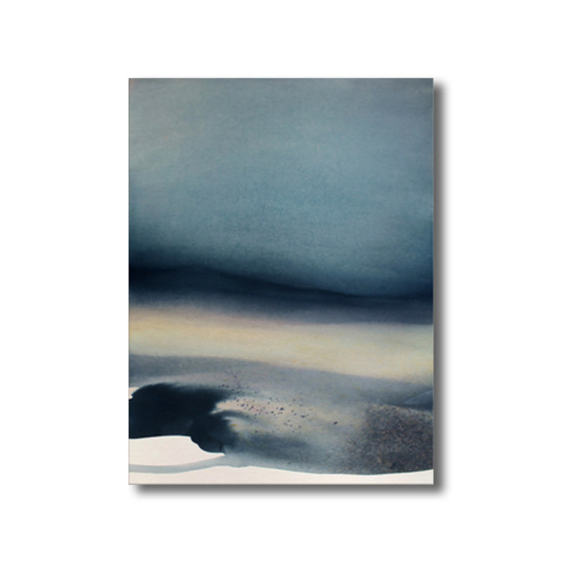 Irregular Abstract Wall Decor Modern Art Canvas Textured Painting in Light Color