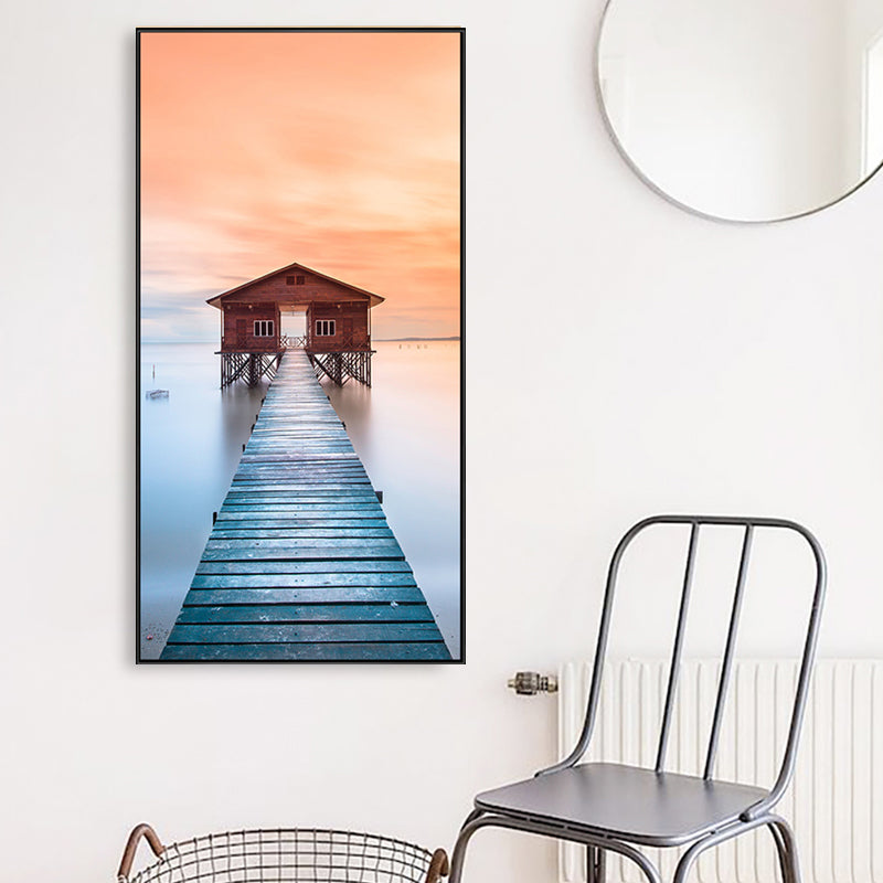 Photography Modern Style Canvas Print Natural Landscape in Light Color, Multiple Sizes
