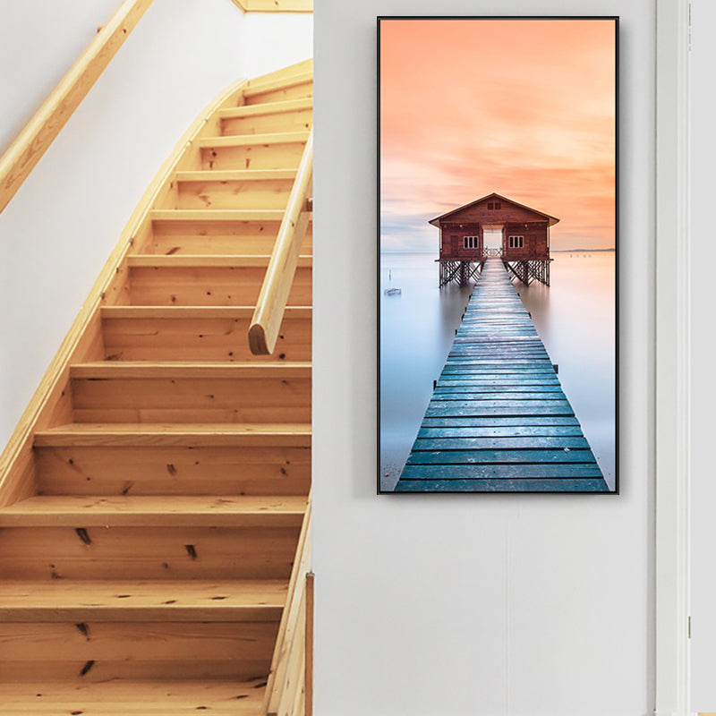Photography Modern Style Canvas Print Natural Landscape in Light Color, Multiple Sizes