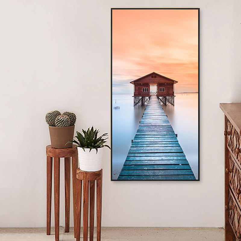 Photography Modern Style Canvas Print Natural Landscape in Light Color, Multiple Sizes
