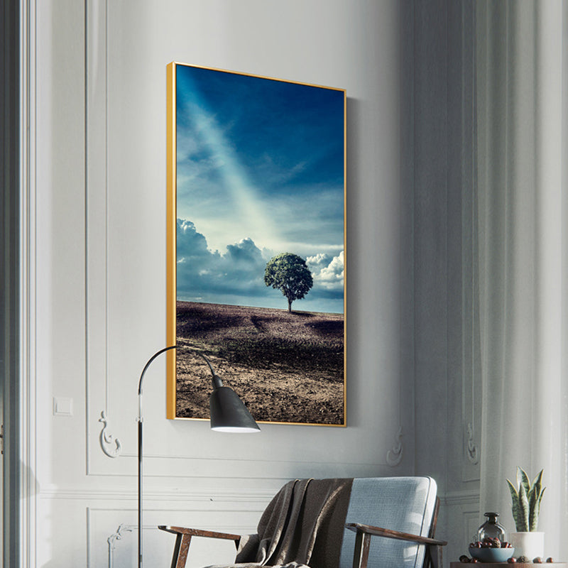 Photography Modern Style Canvas Print Natural Landscape in Light Color, Multiple Sizes