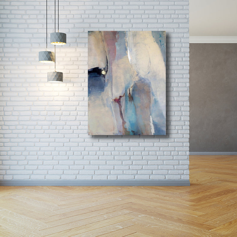 Abstract Wall Decor Contemporary Art Textured Bedroom Canvas Print, Multiple Sizes