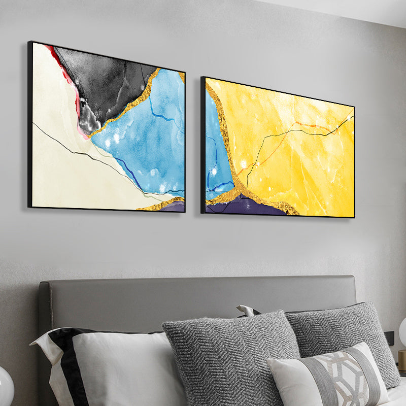 Canvas Multi-Piece Art Print Modern Abstract Painting Wall Decor for House Interior