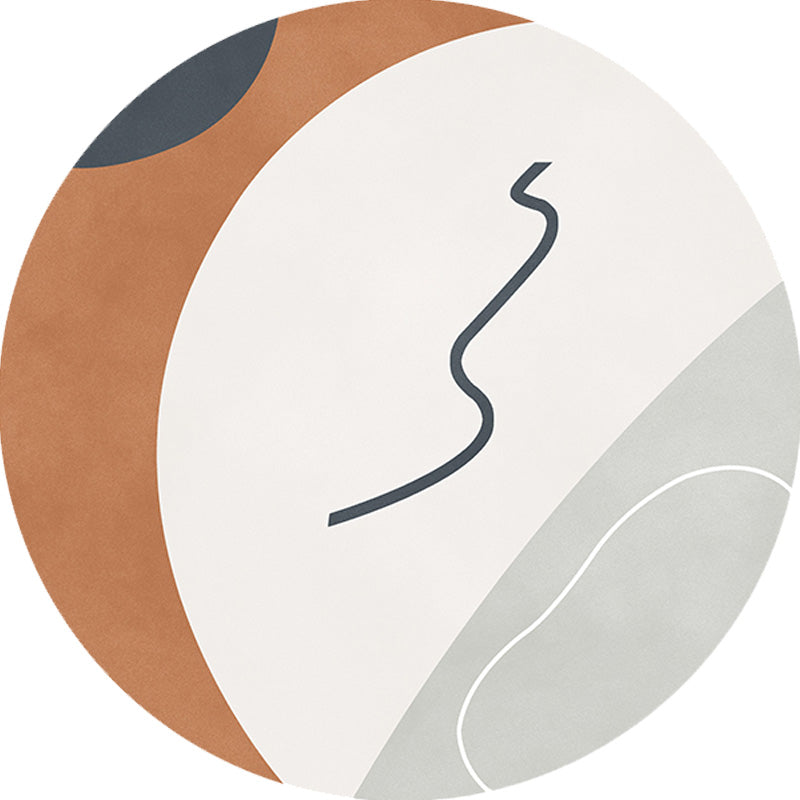 Kleurrijk modern tapijt kleurblok tapijt huisdiervriendelijke anti-slip machine wasbaar gebied vloerkleed voor decoratie