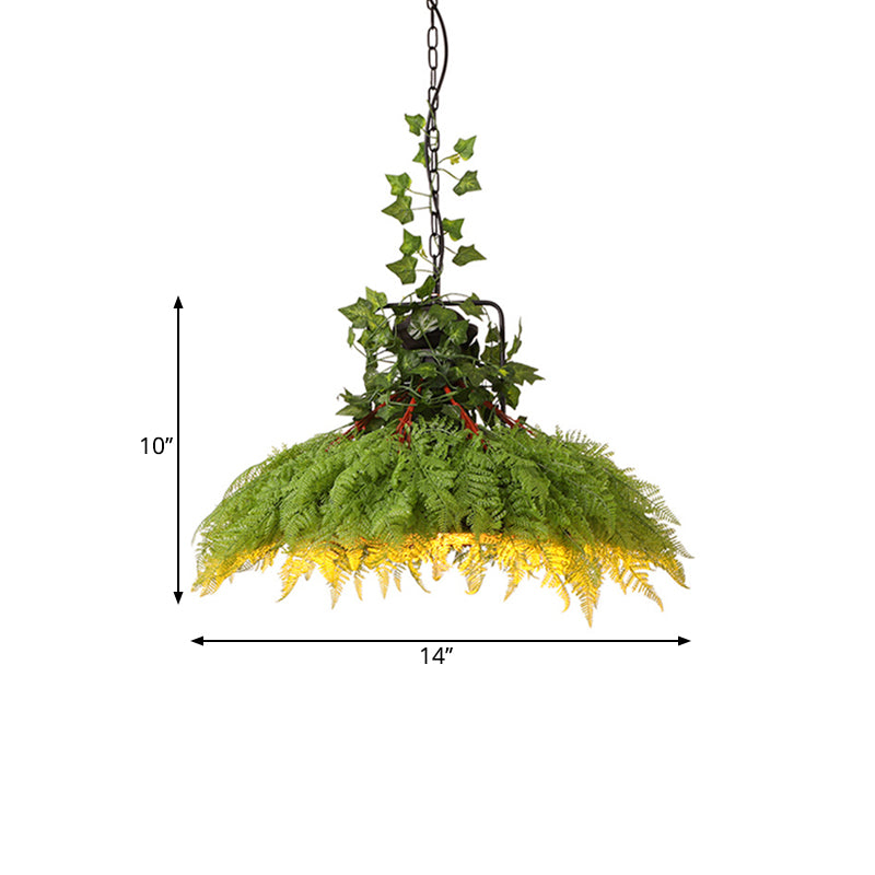 Lámpara de techo de planta de restaurante de lámpara de luz de 14 "/18" W 1-bulb