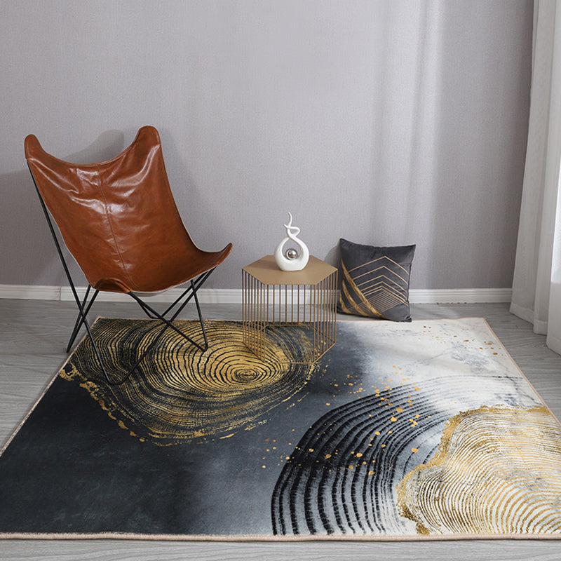 Stylish Modernism Rug Multicolor Abstract Rug Pet Friendly Anti-Slip Washable Area Rug for Decoration