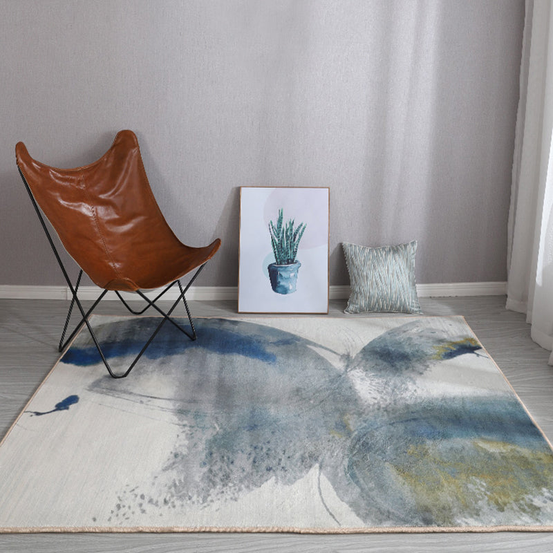 Stylish Modernism Rug Multicolor Abstract Rug Pet Friendly Anti-Slip Washable Area Rug for Decoration