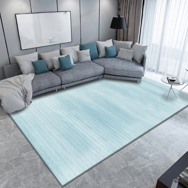 Unique Multicolor Modernist Rug Polyester Ombre Pattern Rug Washable Pet Friendly Non-Slip Carpet for Living Room
