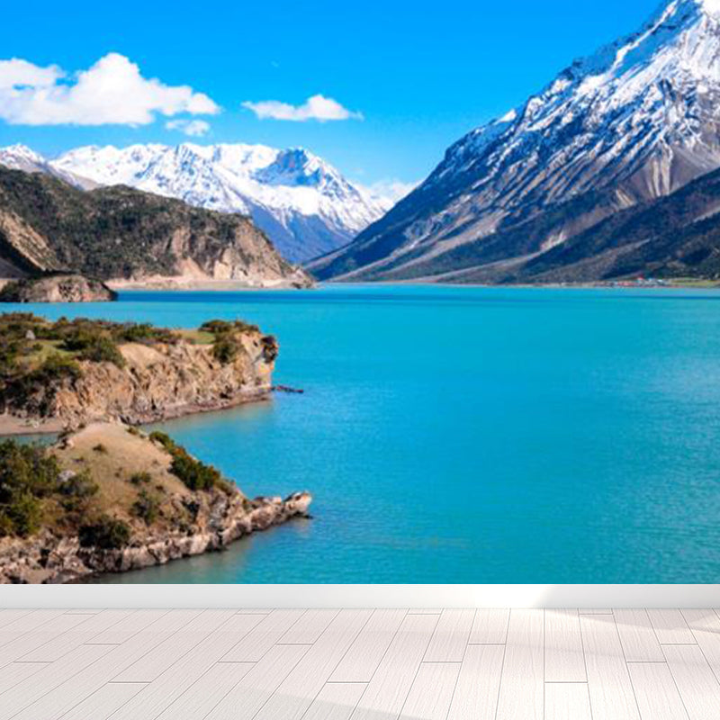 Giant Modern Mural Decal Soft Color Sky Scenery Wall Decor, Custom Size Available