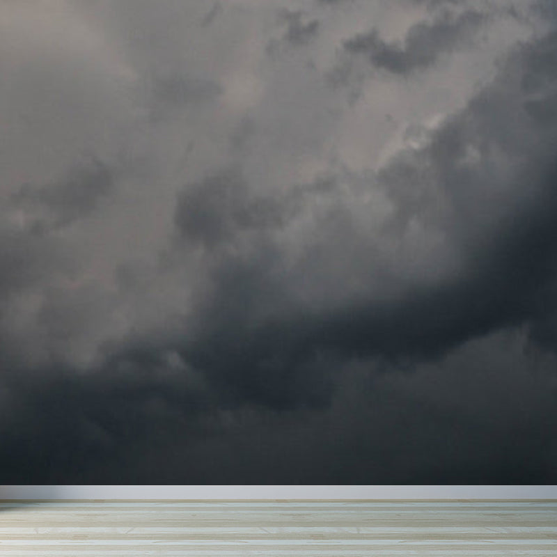 Giant Modern Mural Decal Soft Color Sky Scenery Wall Decor, Custom Size Available