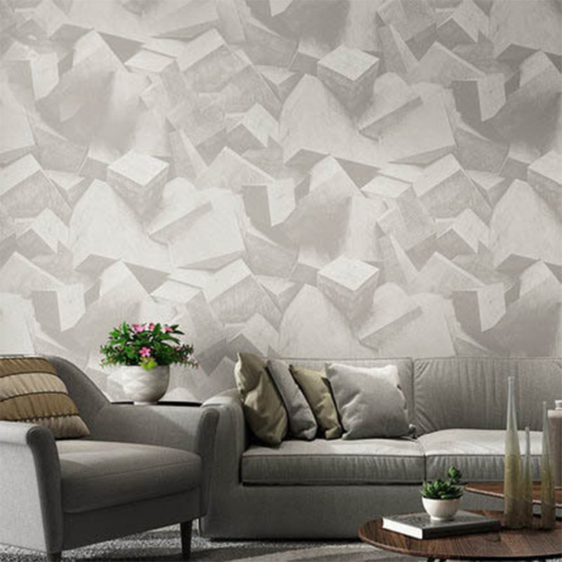 Modern Art 3D Print Cube Non-Pasted Wallpaper, 20.5-inch x 33-foot