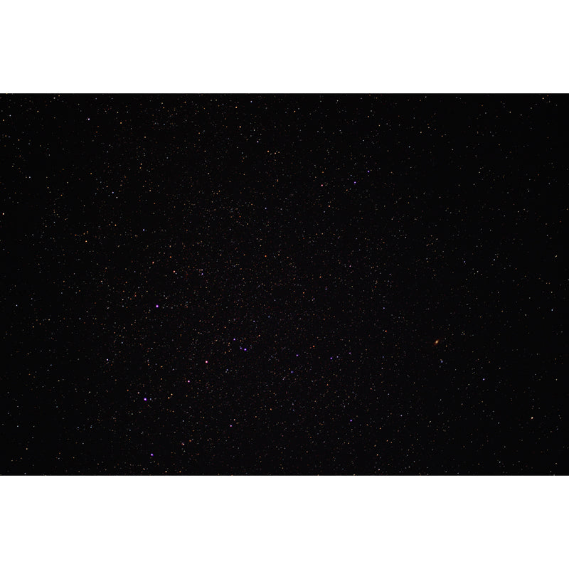 Photo Print Contemporary Mural Black Night and Starry Sky Wall Covering, Optional Size