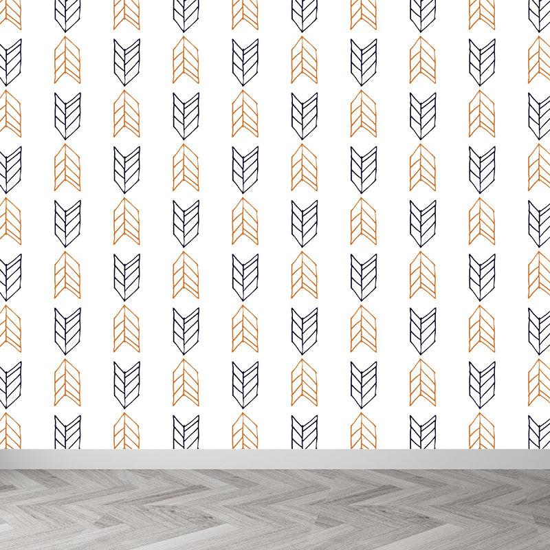 Arrow Wall Mural Modern Decorative Living Room Wall Covering, Custom Size Available