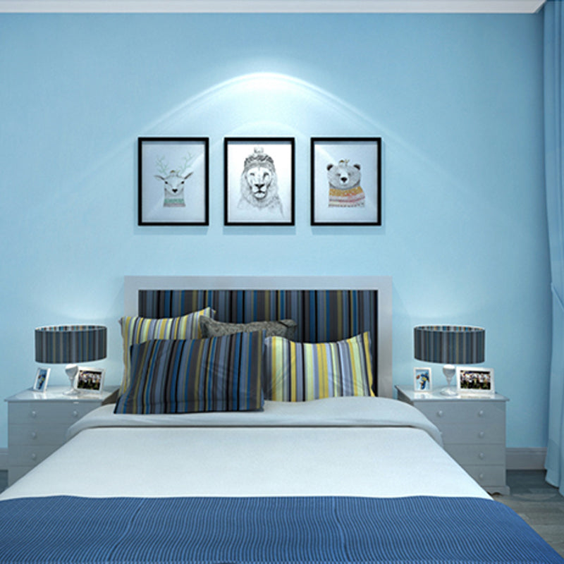 Non-Woven Wallpaper with Plain Color,  33'L x 20.5"W