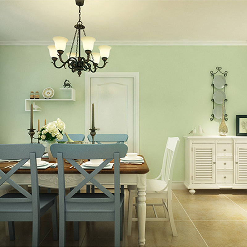 Non-Woven Wallpaper with Plain Color,  33'L x 20.5"W