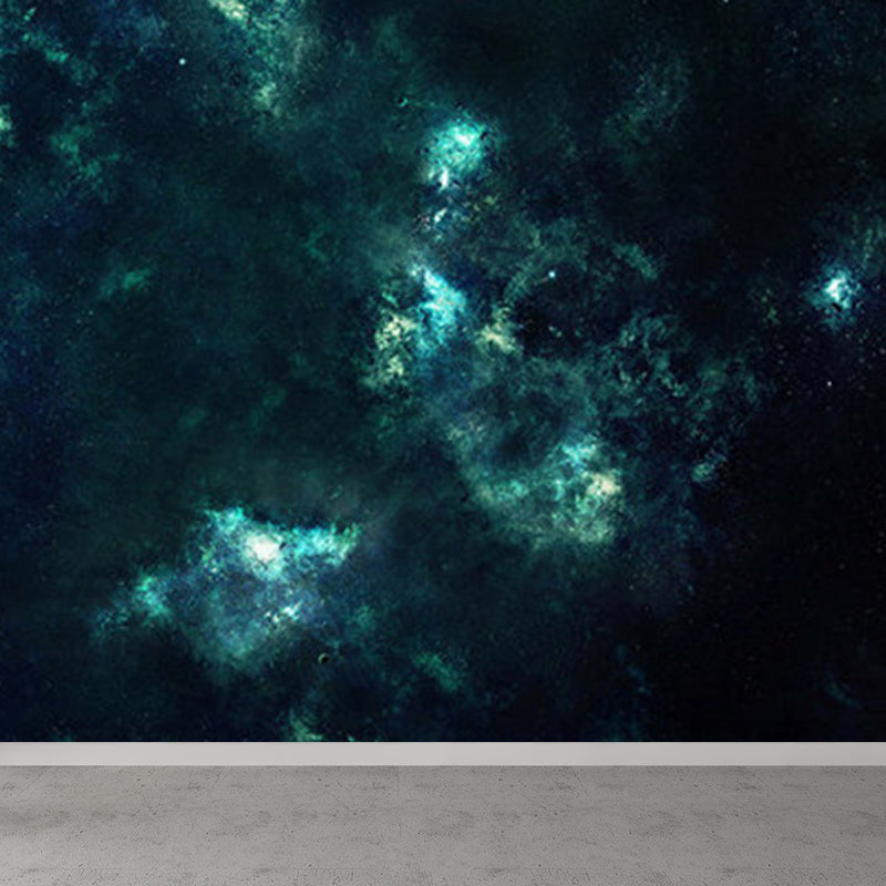 Light Color Contemporary Mural Wallpaper Sky Scenery Wall Covering for Guest Room