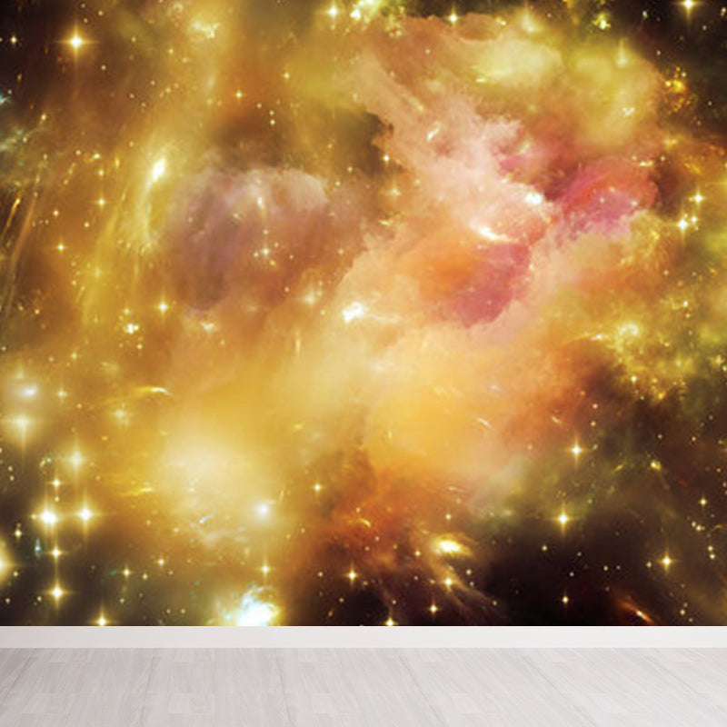 Light Color Contemporary Mural Wallpaper Sky Scenery Wall Covering for Guest Room