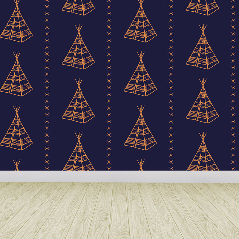 Printing Graphic Mural Decal Pastel Color Contemporary Wall Covering for Living Room