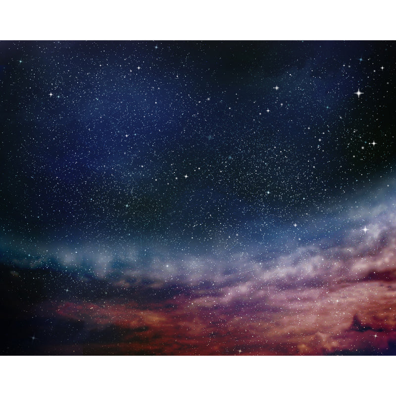 Dreamy Galaxy Night Mural Decal Indoor Space Universe Wall Covering, Made to Measure