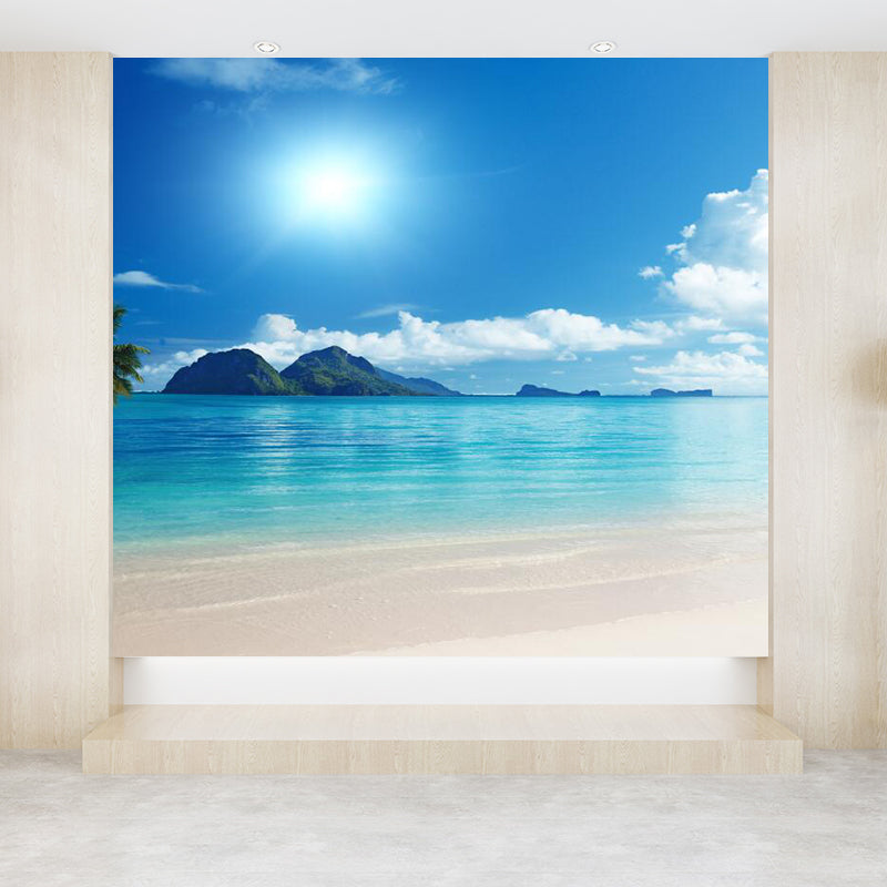 Pastel Color Varied Sky Mural Decal Stain-Proof Contemporary Interior Room Wall Decor
