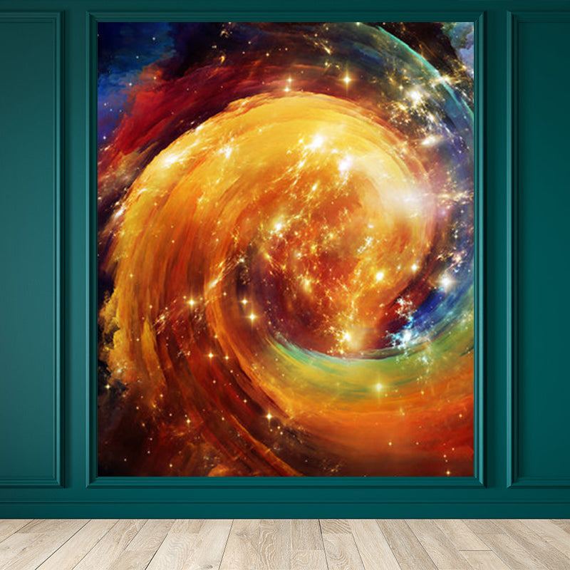 Pastel Color Varied Sky Mural Decal Stain-Proof Contemporary Interior Room Wall Decor