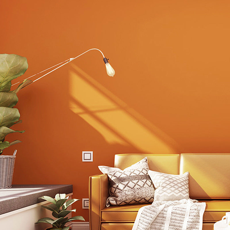 Water-Resistant Pure Color Waterproof Non-Pasted Wallpaper, 20.5"W x 33'L