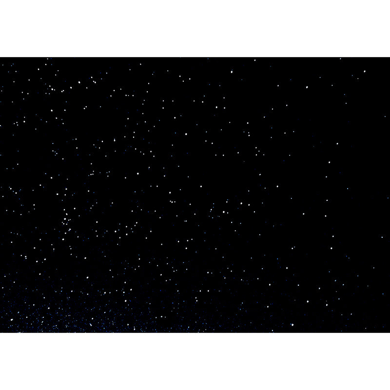 Whole Night Sky Star Mural Wallpaper Waterproof Modernist Bedroom Wall Art in Black