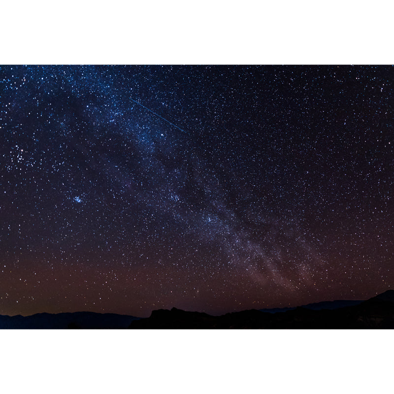 Whole Starry Night Wallpaper Mural Blue Non-Woven Material Wall Covering, Washable, Custom Print