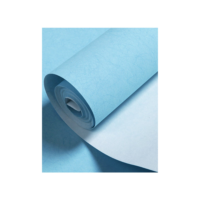 Non-Pasted 33'L x 20.5"W Scandinavian Plain Color Wallpaper for Cafe and Dress Shop