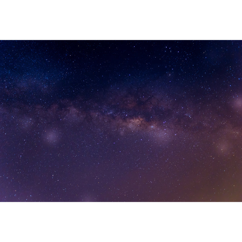 Modern Galaxies Wallpaper Mural Non-Woven Washable Purple-Blue Wall Decor for Bedroom