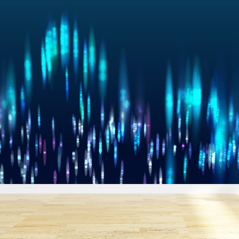 Fictional Abstract Mural Decal Pastel Color Dining Room Wall Covering, Personalized