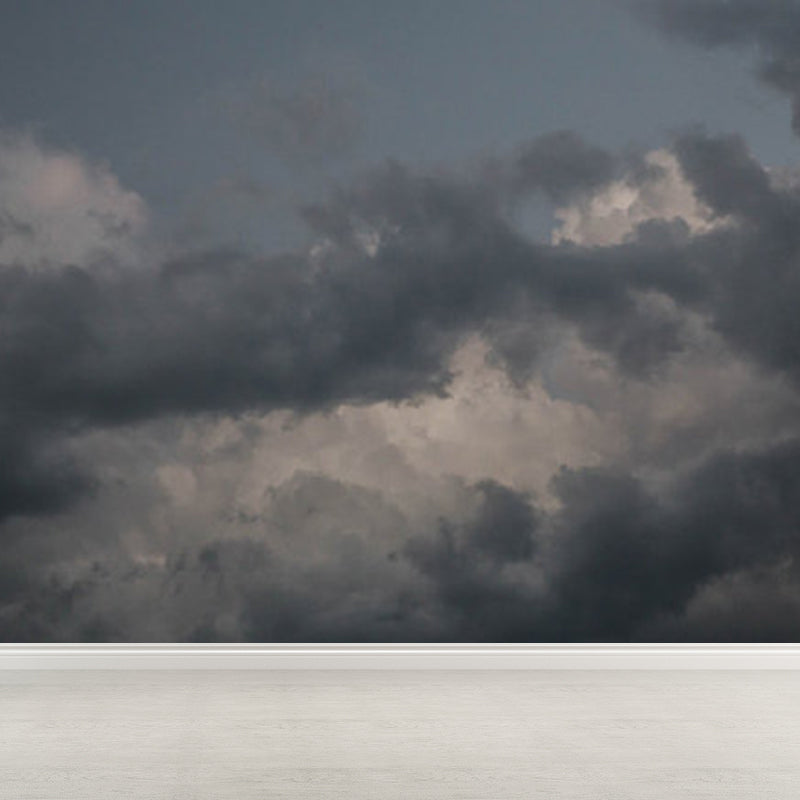 Sky View Mural Wallpaper for Dining Natural Landscape Wall Covering, Personalized