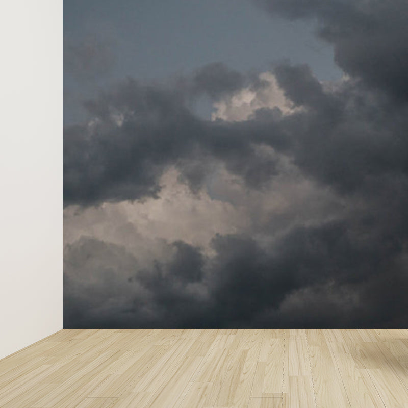 Sky View Mural Wallpaper for Dining Natural Landscape Wall Covering, Personalized