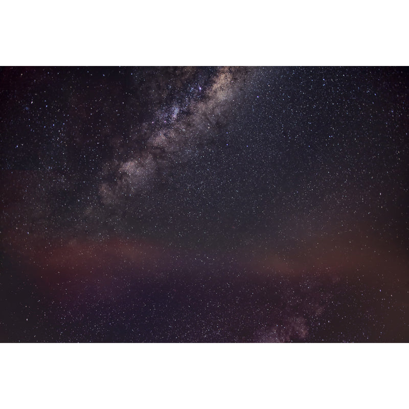 Galaxy Dazzling Stars Wallpaper Mural Modern Non-Woven Cloth Wall Art in Blue-Purple