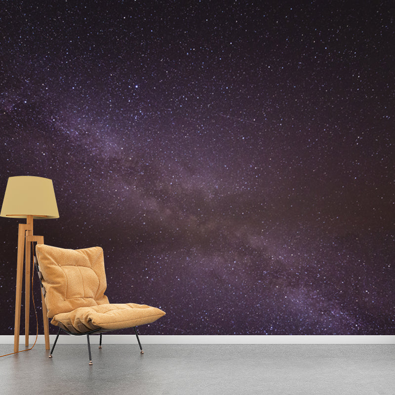 Modern Milky Way Stars Mural Asteroid Modern Waterproofing Wall Art for Home Gallery