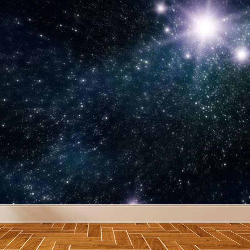 Soft Color Sky Scene Mural Wallpaper Stain-Proofing Modern Bathroom Wall Covering