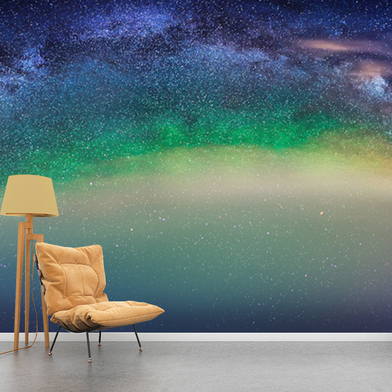 Enchanting Milky Way Mural Wallpaper for Home Arch Aurora Wall Decor, Custom Made
