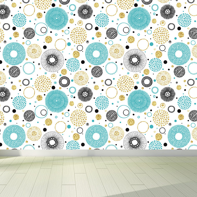 Modern Floral Pattern Mural Wallpaper for Bedroom Personalized Wall Decor in Soft Color