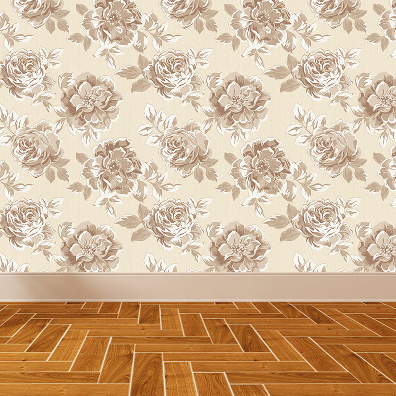 Light Color Flowers Wall Mural Decal Moisture Resistant Modern Girls Bedroom Wal Art