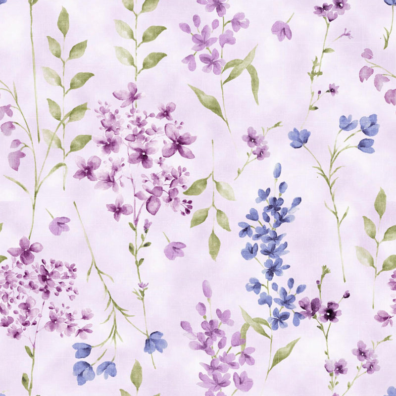 Non-Woven Stain Resistant Mural Modernist Flower Pattern Wall Decor for Living Room