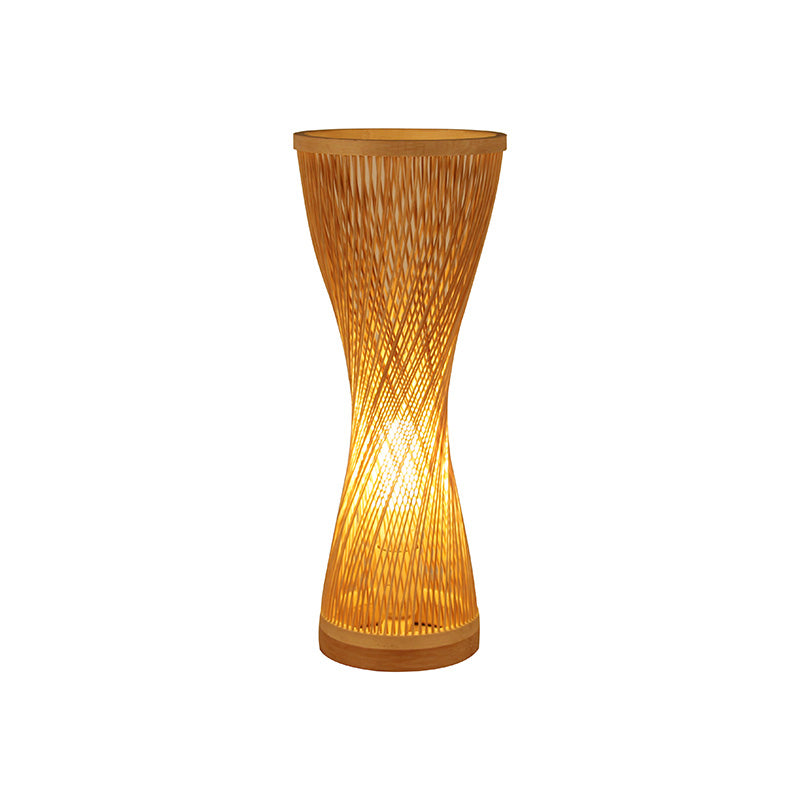 Lampade per il comodino a clegastro in stile asiatico in stile singola scrivania in legno per camera da letto