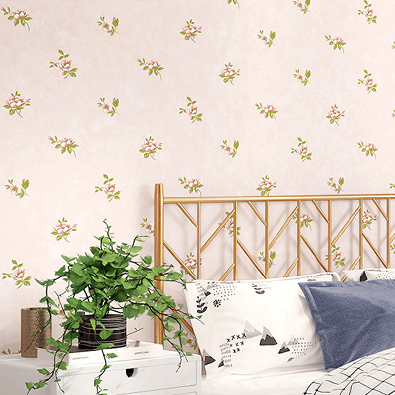 Romantic Tiny Floral Print Decorative Non-Pasted Wallpaper, 31-foot x 20.5-inch