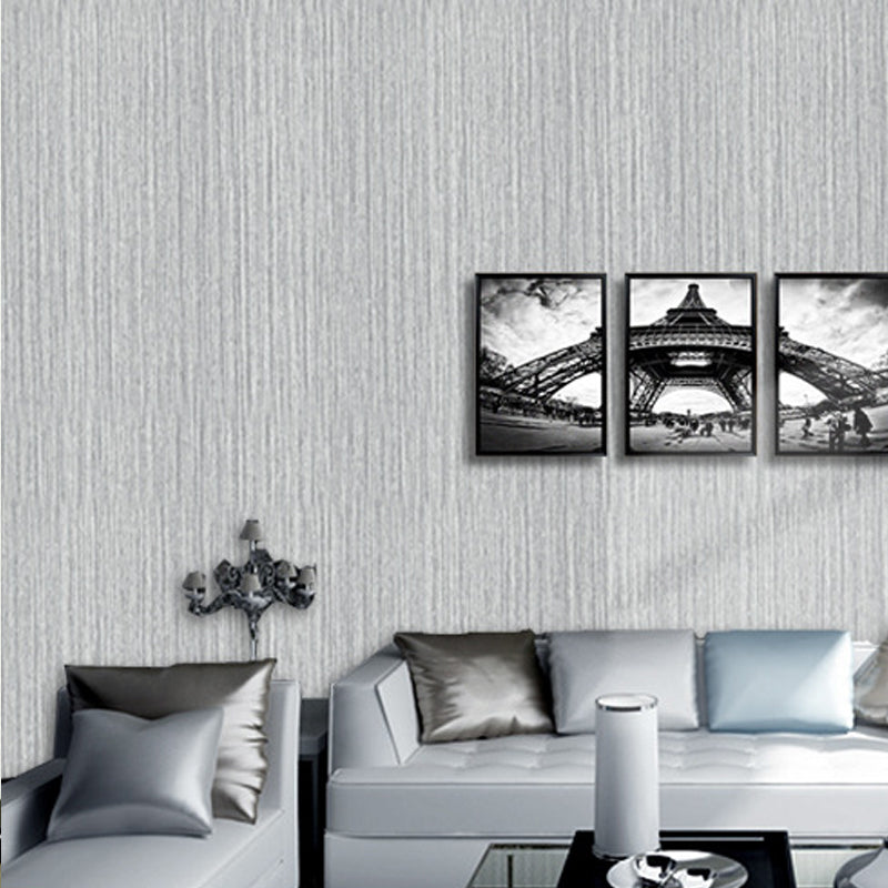 Simple Gunny Sack and Linen Pattern Non-Pasted Wallpaper for Restaurant and Dining Room, 31' x 20.5"