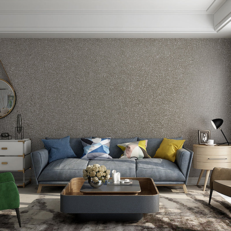 Non-Woven 31 ft. x 20.5 in Fashion and Original Non-Pasted Crossed Line and Granule Wallpaper