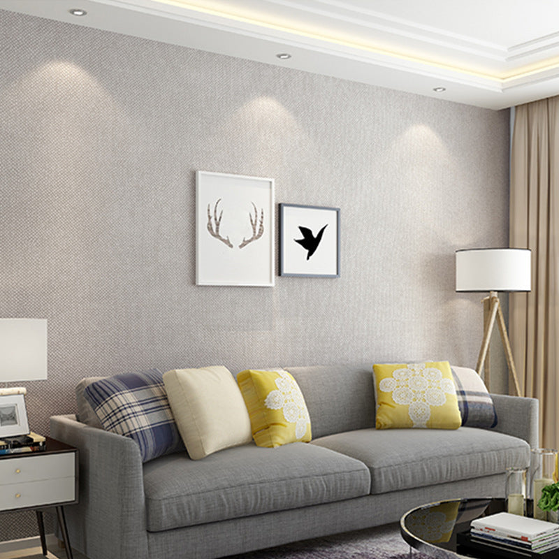 Non-Woven 31 ft. x 20.5 in Fashion and Original Non-Pasted Crossed Line and Granule Wallpaper