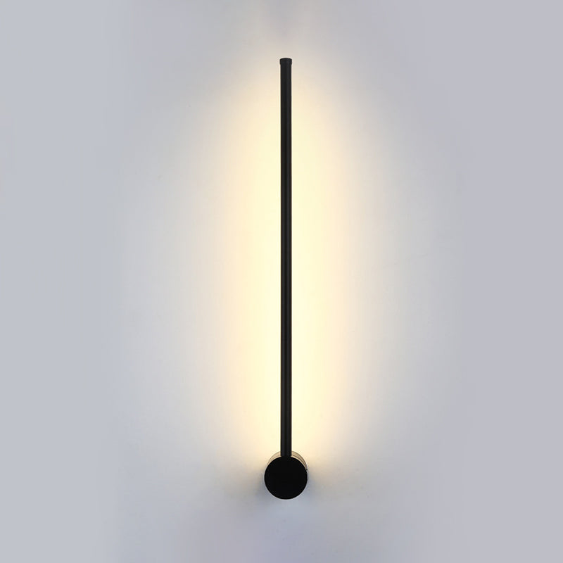 Éclairage d'épée d'aiguille, luminaire mural simplicité noir 23,5 / 31,5 pouces de haut d'idées d'applications à LED pour le salon