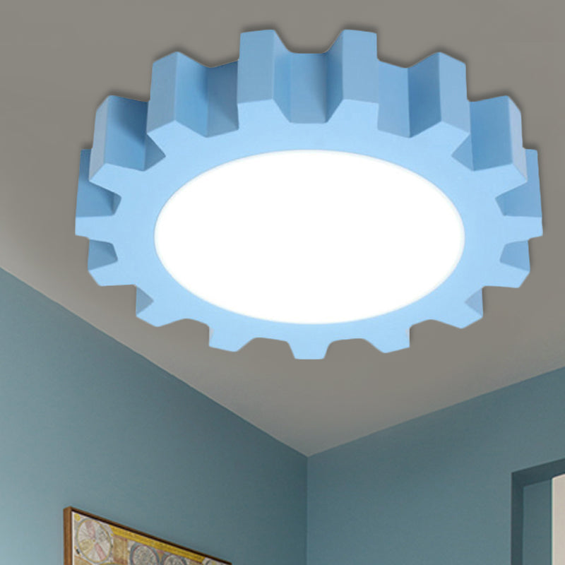 Metal Gear Ceiling Mount Light Cartoon LED Ceiling Light for Kindergarten