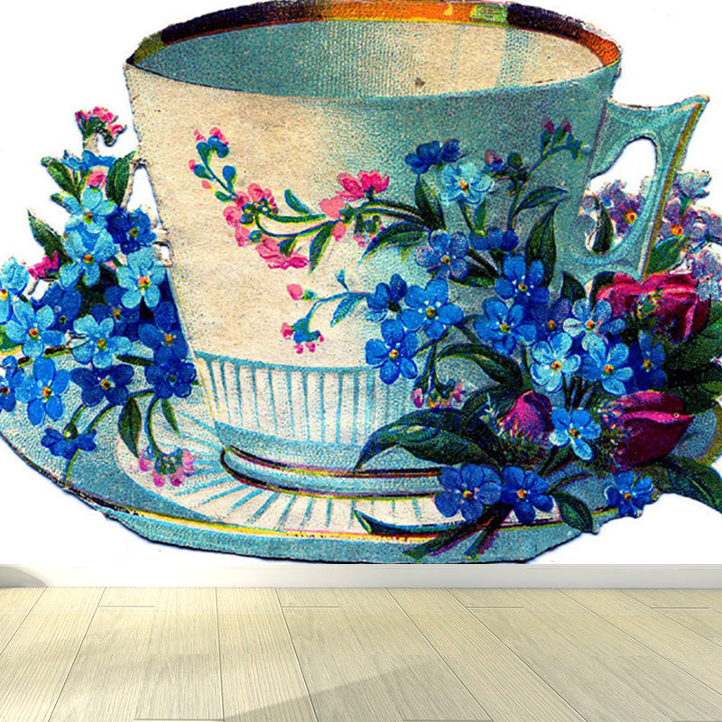 Florentine and Pot Mural Modern Decorative Living Room Wall Covering, Custom Printed