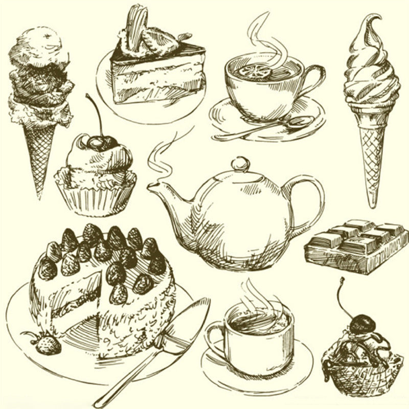 Modern Light Refreshments Mural for Bathroom Personalized Wall Covering in Beige