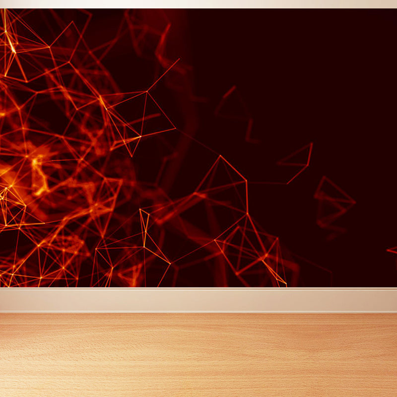 Magical Structure Diagram Wall Mural Contemporary Non-Woven Material Wall Covering